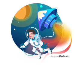 Captura de pantalla de la interfaz de Inkscape 1.4.4 mostrando herramientas de edición vectorial