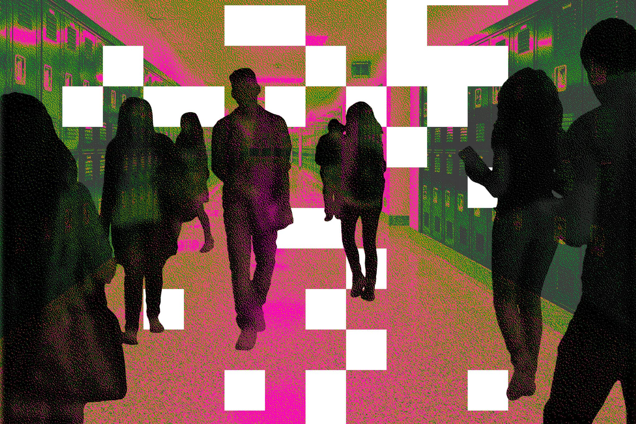 Pantalla de Canvas con mensaje de error y candado rojo, fondo de aula vacía