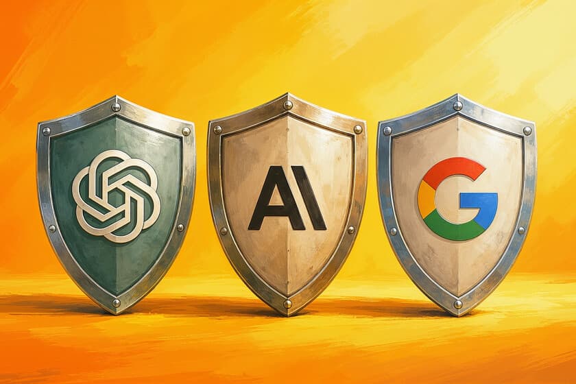 Ilustración de un escudo digital con líneas de código y un reloj de arena, simbolizando seguridad y tiempo.