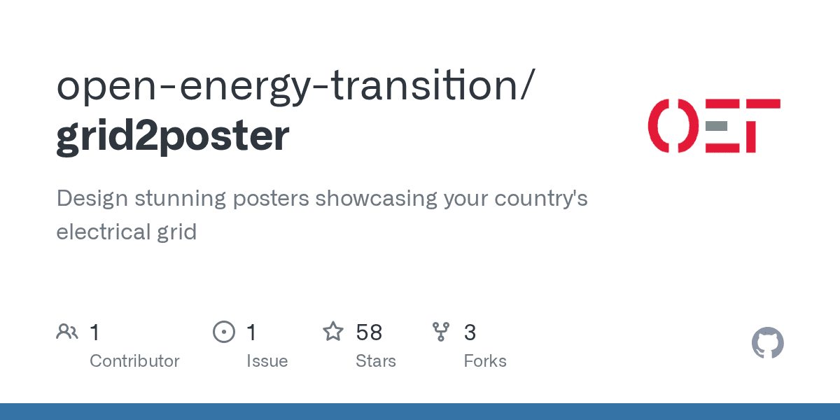 Mockup de un póster minimalista con líneas de transmisión eléctrica y nodos de generación sobre fondo blanco
