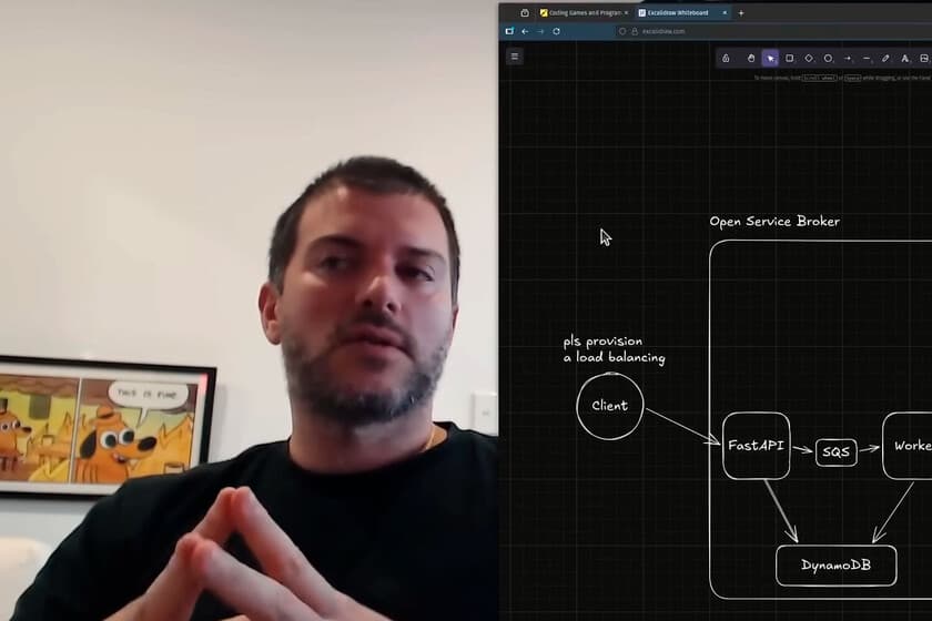 Captura de pantalla del video de YouTube del ingeniero despedido de Atlassian