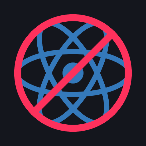 Captura de pantalla del artículo 'Does Anybody Actually Like React?' con fondo de código y emojis de cara confundida