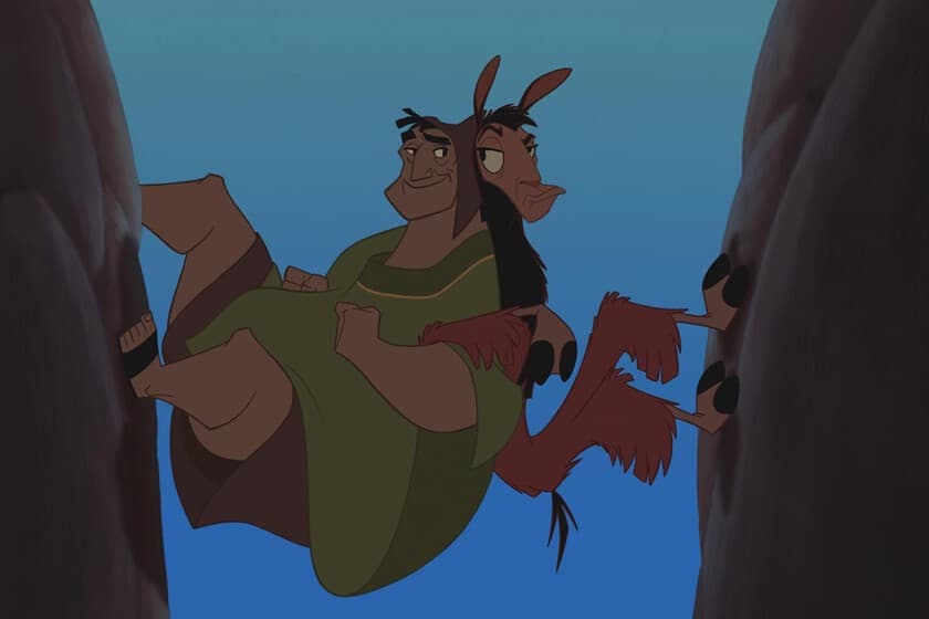 Portada de la película Strange World de Disney con un tono sombrío