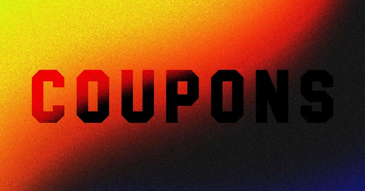 Captura de pantalla de la página de cupones de Office Depot con un código promocional visible