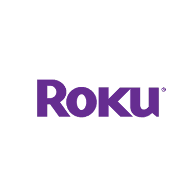 Una pantalla de televisor minimalista con el logo de Roku y un fondo limpio, simbolizando simplicidad tecnológica.