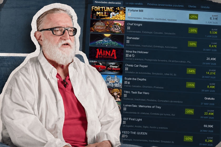 Captura de pantalla de la tienda Steam con el logotipo de Valve