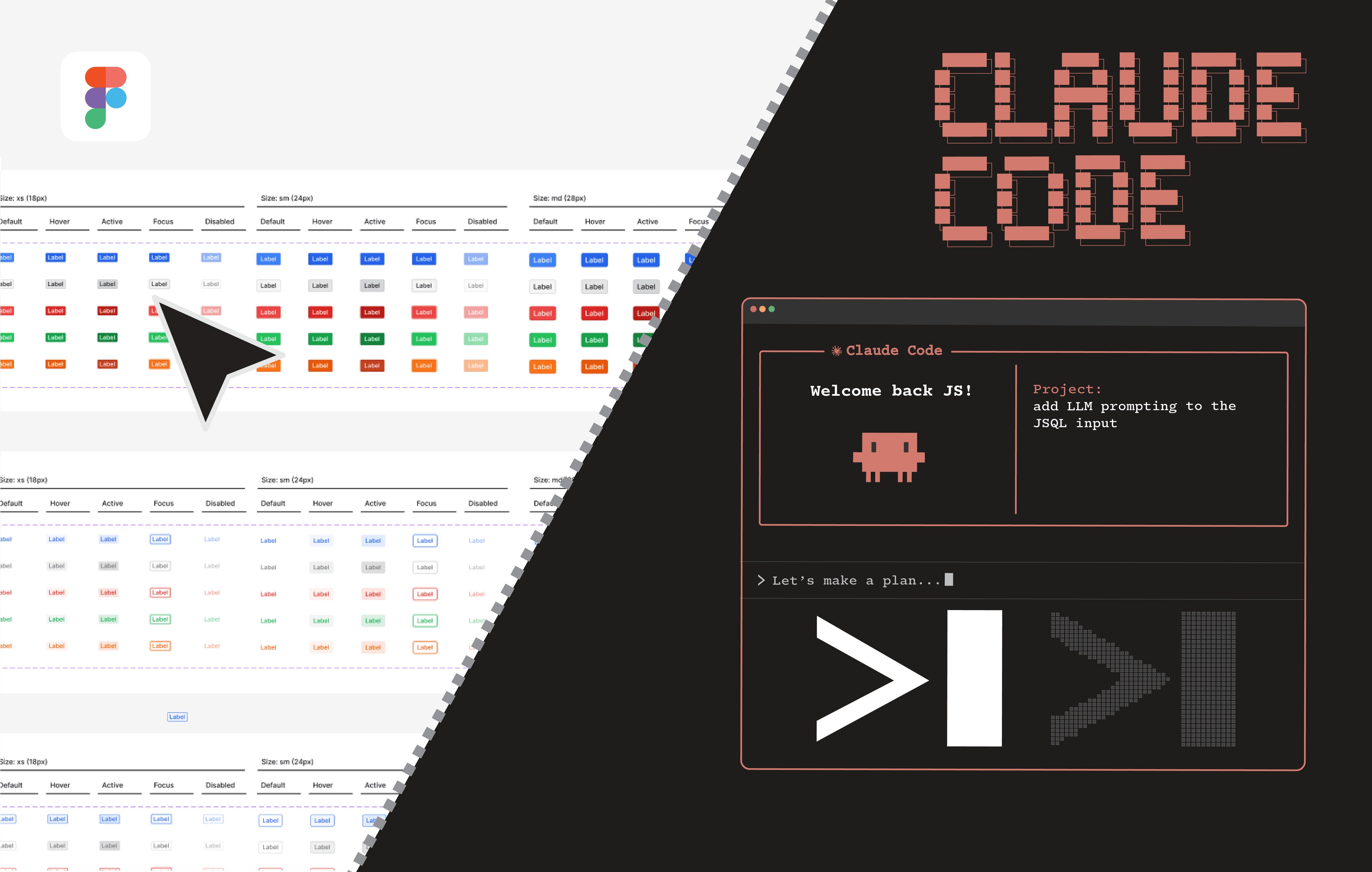 Captura de pantalla del blog de Jane Street mostrando la interfaz de Claude Code con código de prototipo