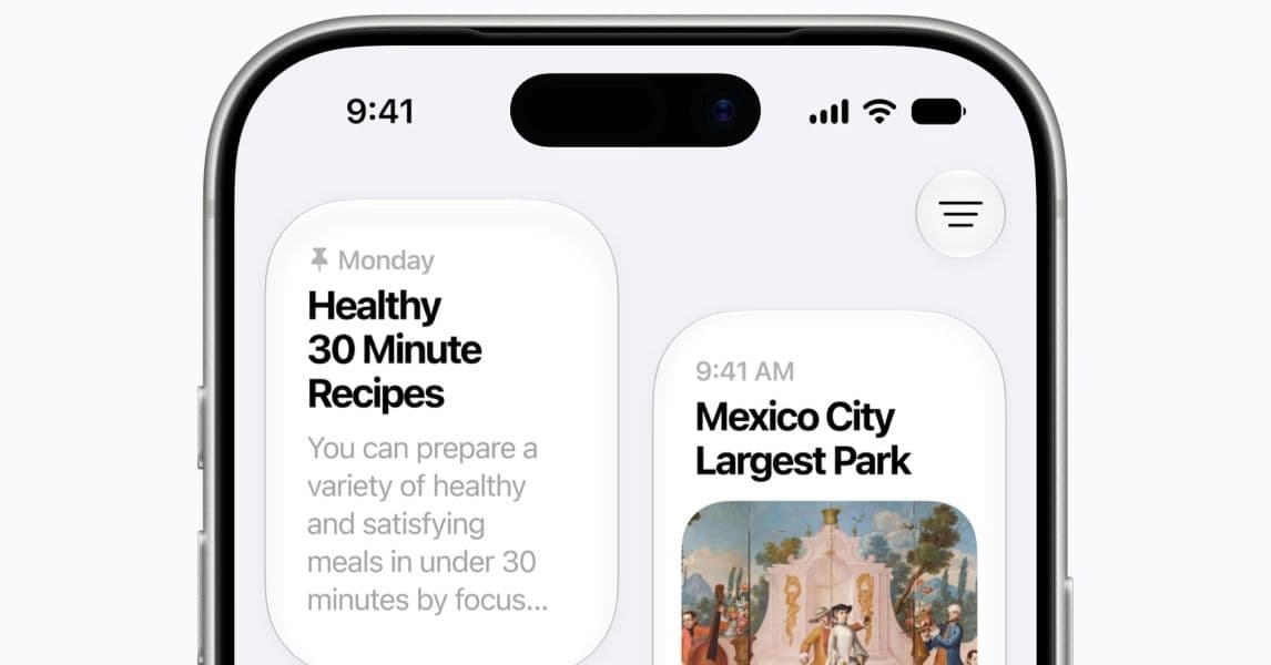 iPhone mostrando la nueva interfaz de iOS 27 con Apple Intelligence activado