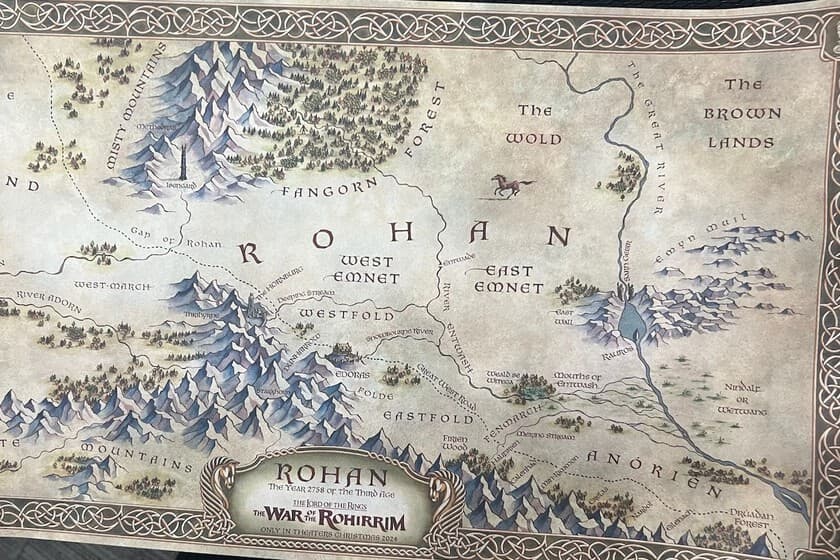 Póster de La Guerra de los Rohirrim con el logo de Netflix y el título en inglés