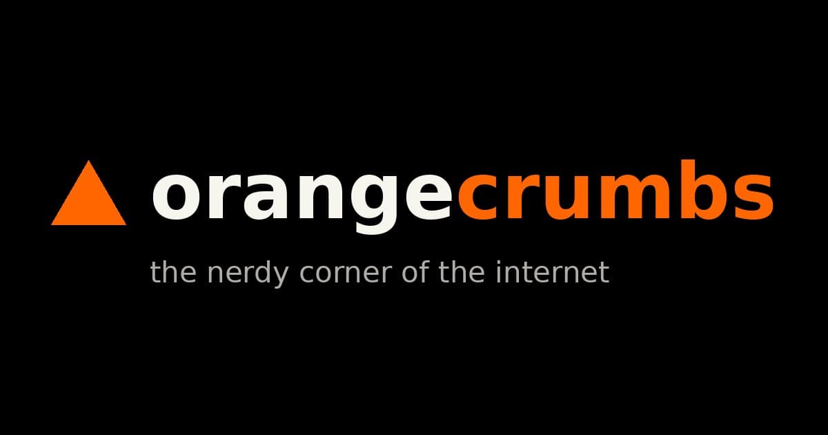 Captura de pantalla de OrangeCrumbs con lista de artículos de Wikipedia y puntuaciones de Hacker News
