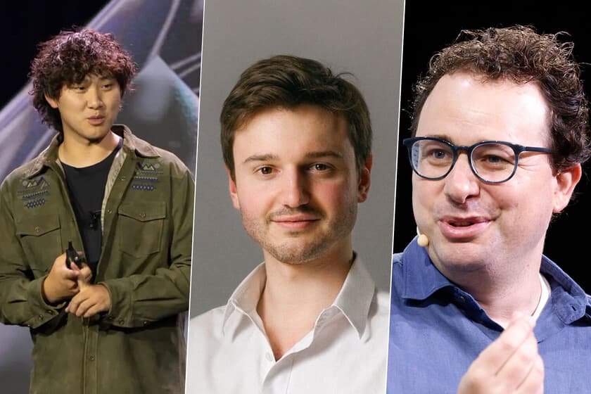 Gráfico de barras que muestra la fortuna de los principales multimillonarios de la IA, con Sam Altman y Jensen Huang des