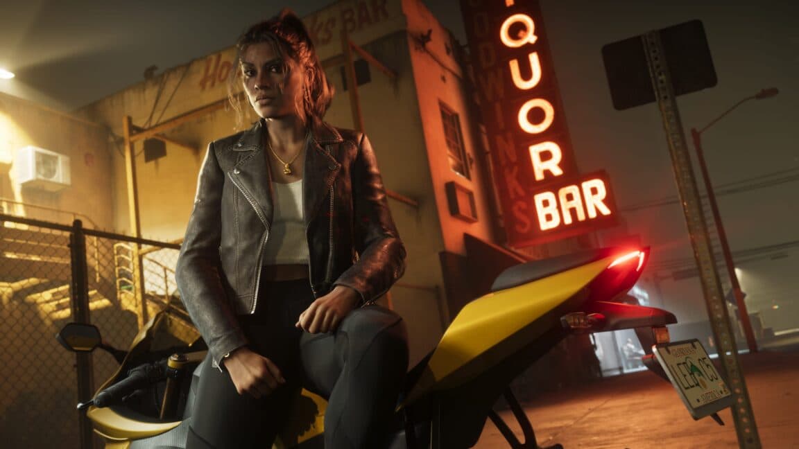 Portada de Grand Theft Auto VI con el precio de 80 dólares y el mensaje 'sin disco' en rojo